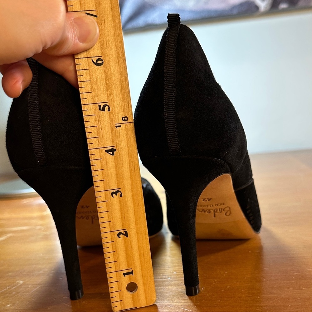 Boden Black Leather Heels - Picture 10 of 10